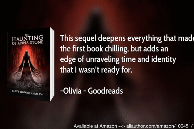 The Haunting of Anna Stone (Book 2 of The Haunting Trilogy) Hardcover Signed by the Author - Silver, Gold, Bronze Corner Protectors Optional