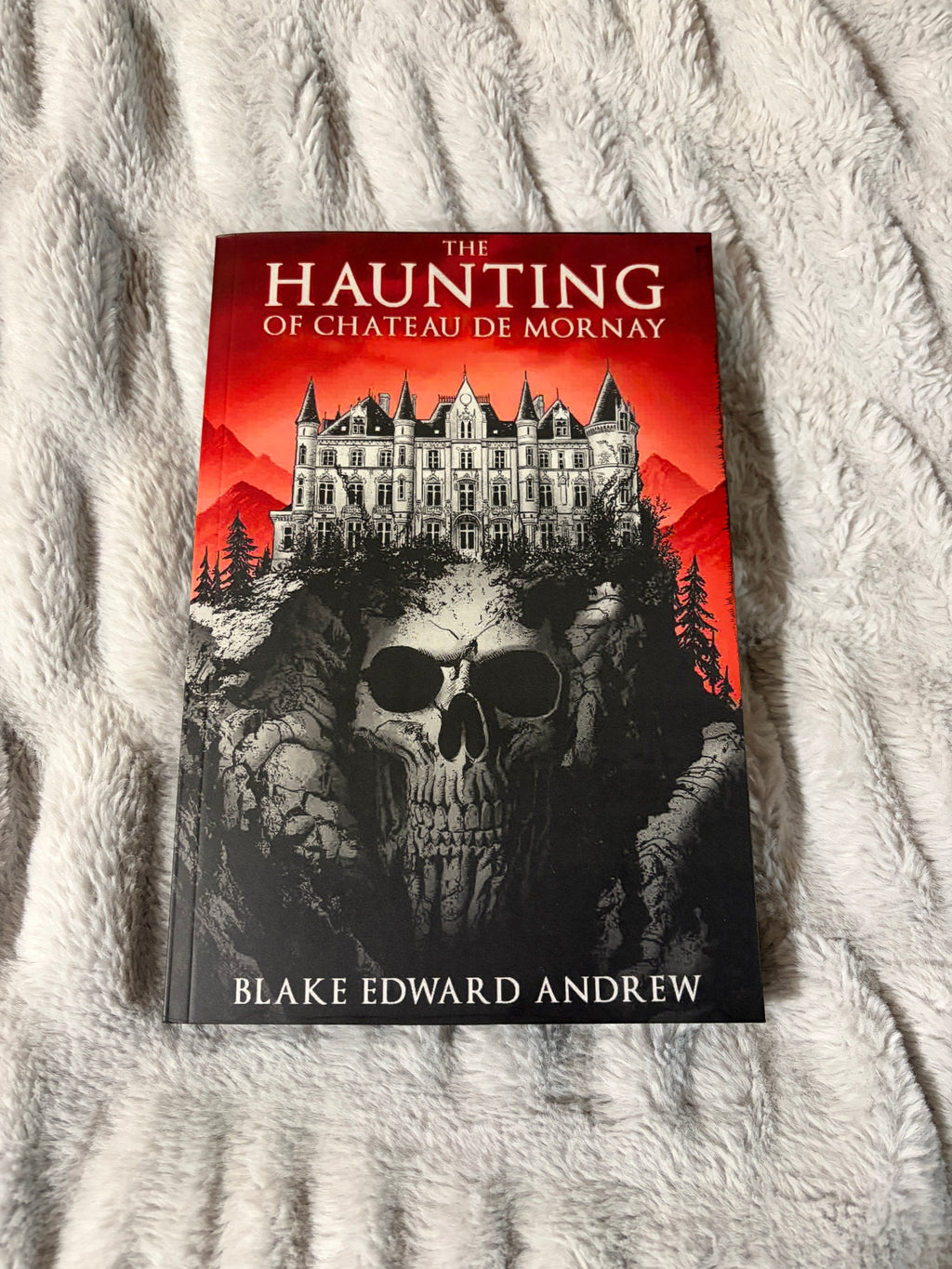 The Haunting of Chateau de Mornay (Book 1 of The Haunting Trilogy) Paperback Signed by the Author, Sprayed Black Edges with Customizable Hidden Message
