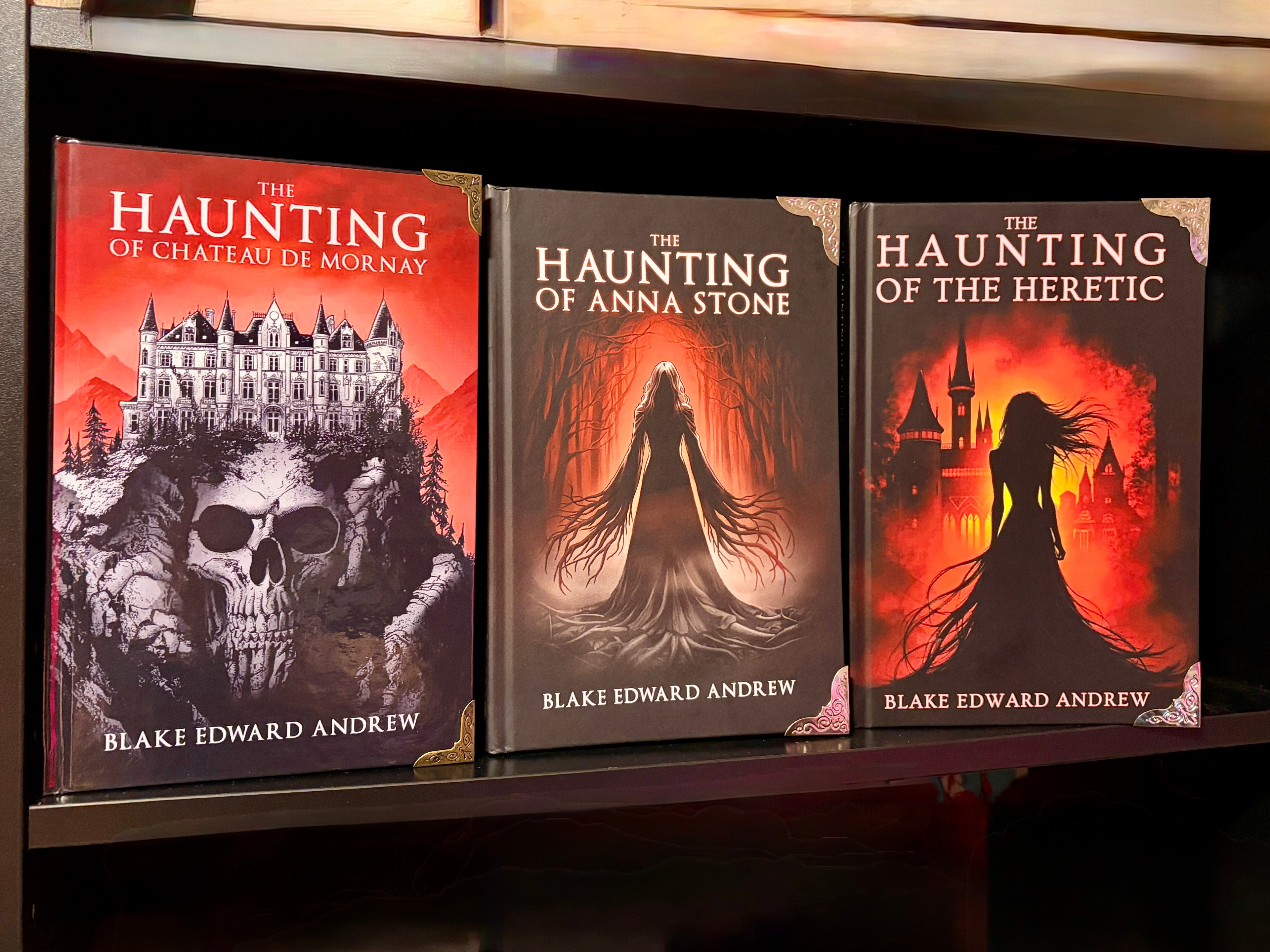 NEW! The Haunting Trilogy - Signed - Gothic Horror, Dark Romance, Fantasy, Witchcraft, and Ghosts - Paperback - All Three Novels