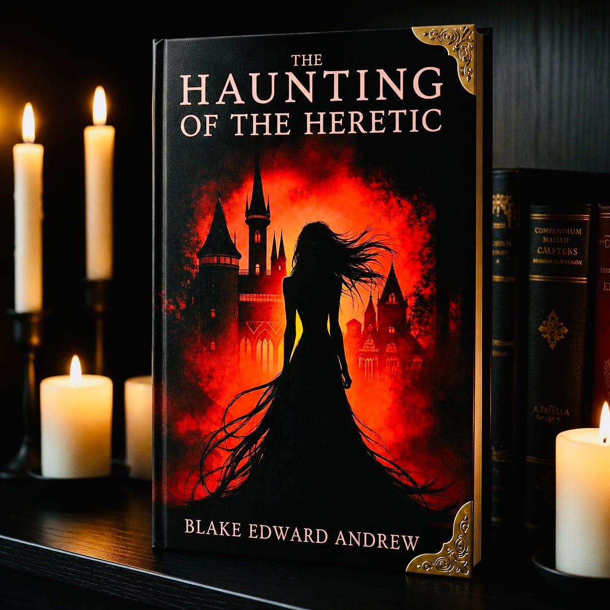NEW The Haunting of the Heretic (Book 3 of The Haunting Trilogy), Hardcover Signed by the Author - Silver, Gold, or Bronze Corner Protectors Optional