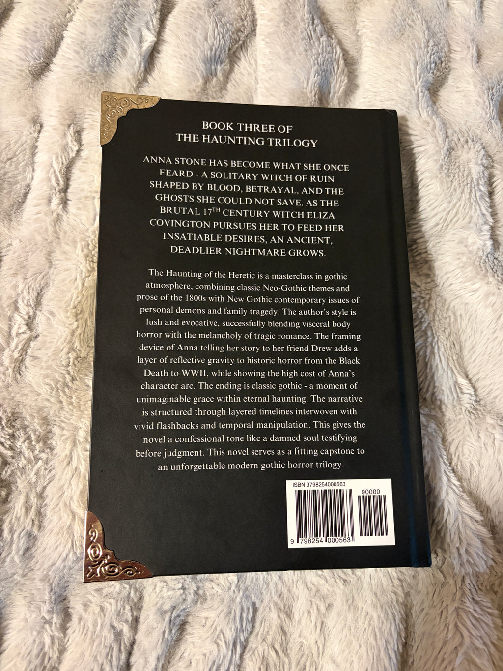 NEW The Haunting of the Heretic (Book 3 of The Haunting Trilogy), Hardcover Signed by the Author - Silver, Gold, or Bronze Corner Protectors Optional