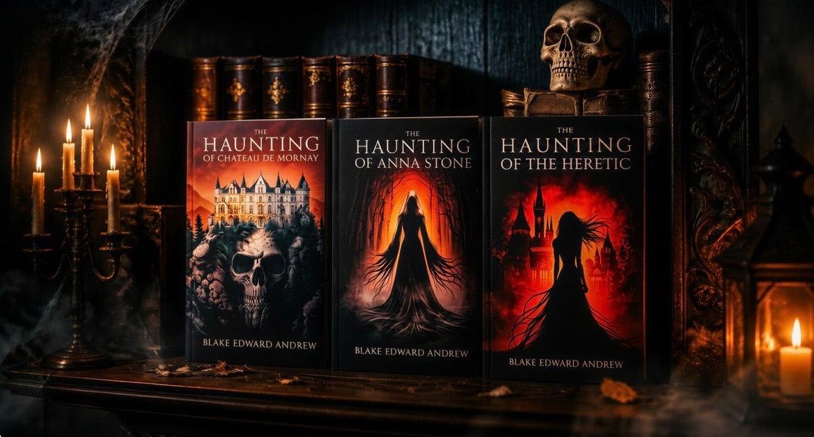 NEW! The Haunting Trilogy - Signed - Gothic Horror, Dark Romance, Fantasy, Witchcraft, and Ghosts - Paperback - All Three Novels